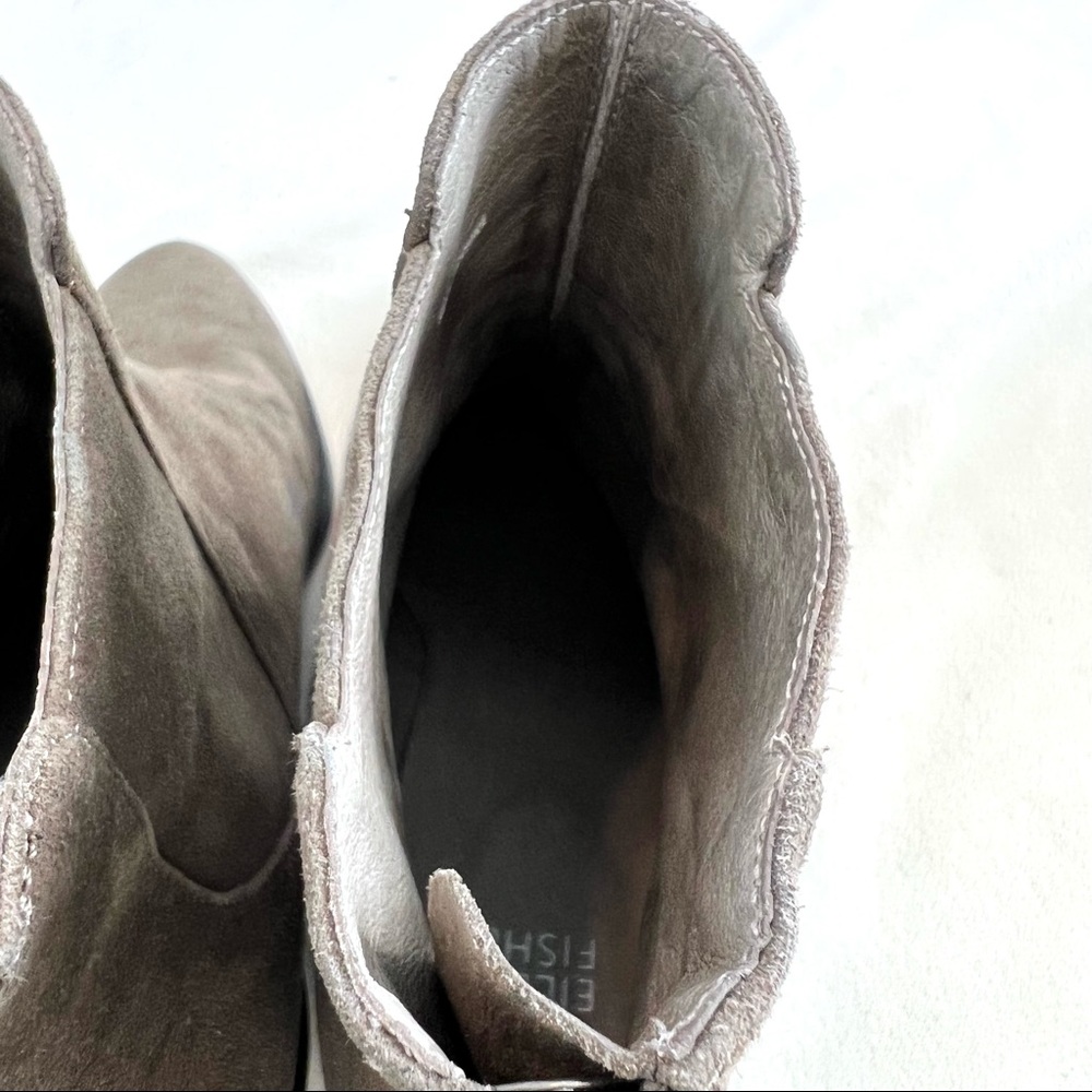Eileen Fisher Peer-Su Suede Ankle Booties Size 7 - Picture 9 of 16